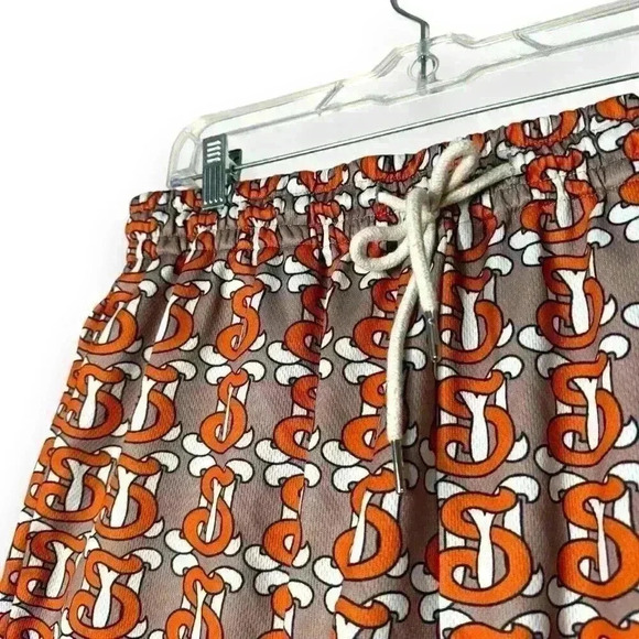 Mondaysuck Men’s Shorts Streetwear L Print Casual Embroidered Hip-Pop Drill - Picture 3 of 7